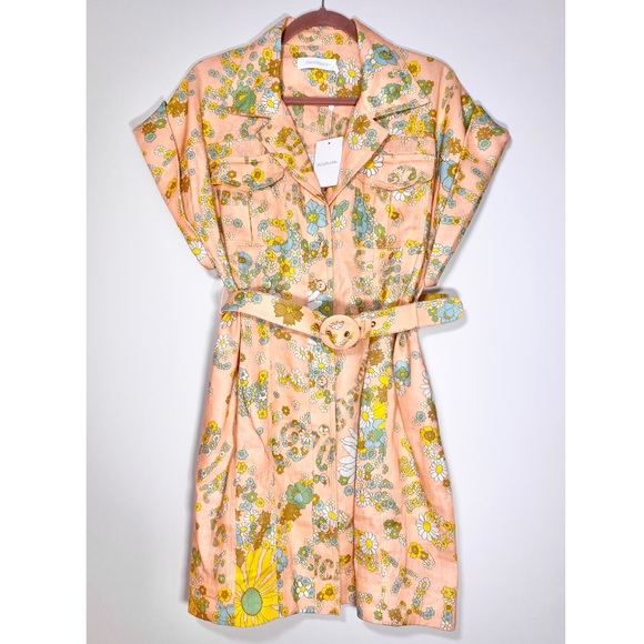 Zimmermann Lola Floral Mini Dress - Picture 4 of 12